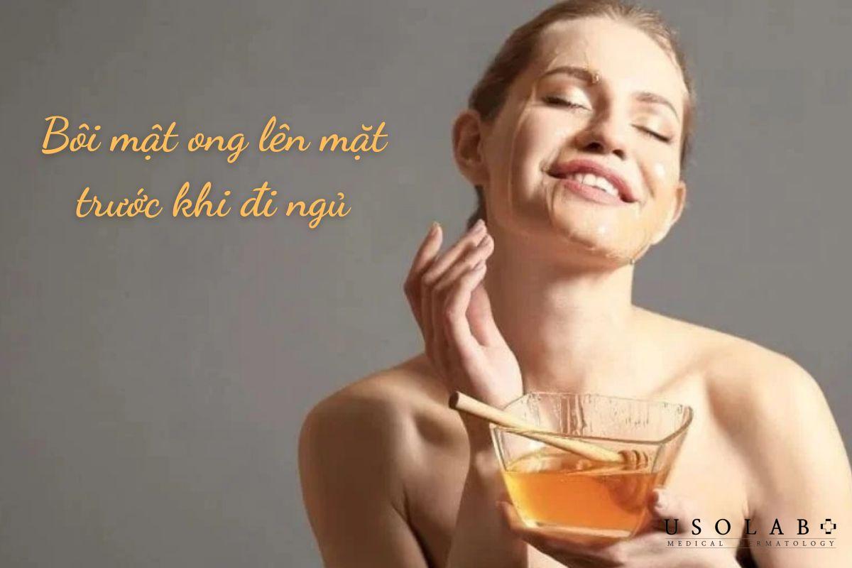 Bôi mật ong lên mặt có tác dụng gì?