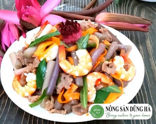 Bông súng làm món gì ngon?