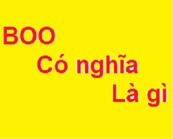 Boo Boo Là Gì?