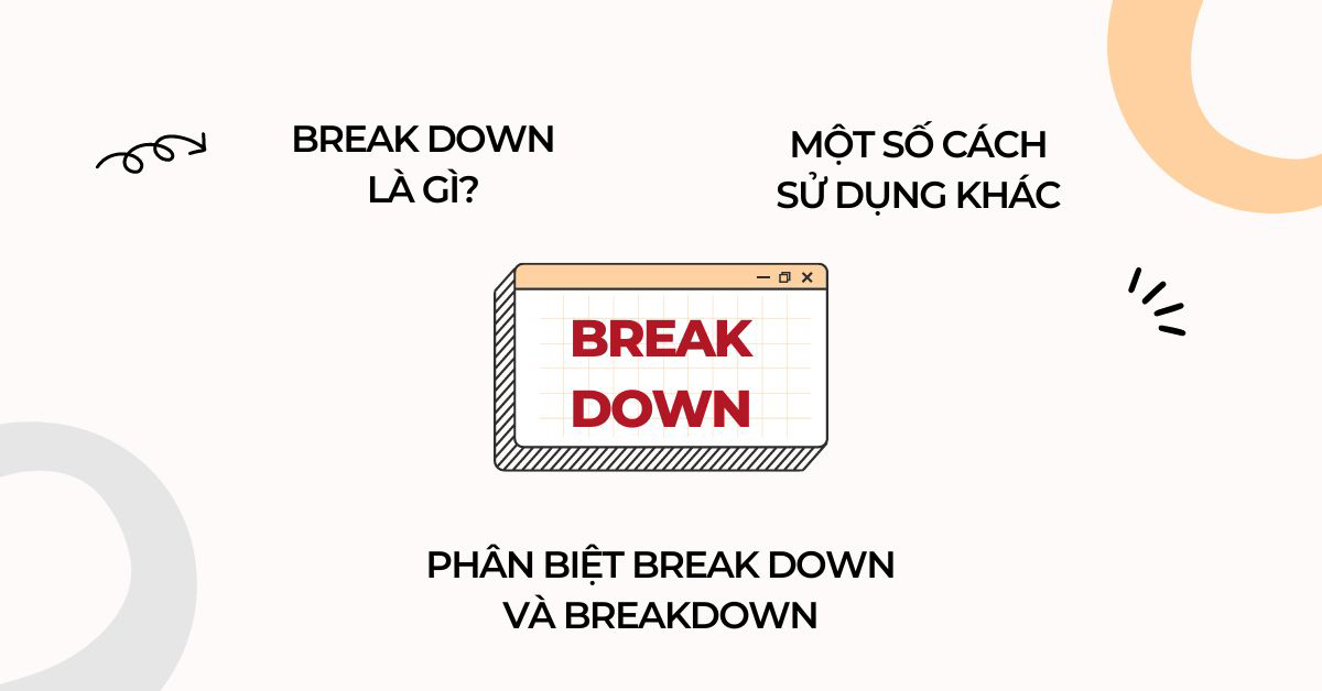 Break Down Into Là Gì? Gallery 2
