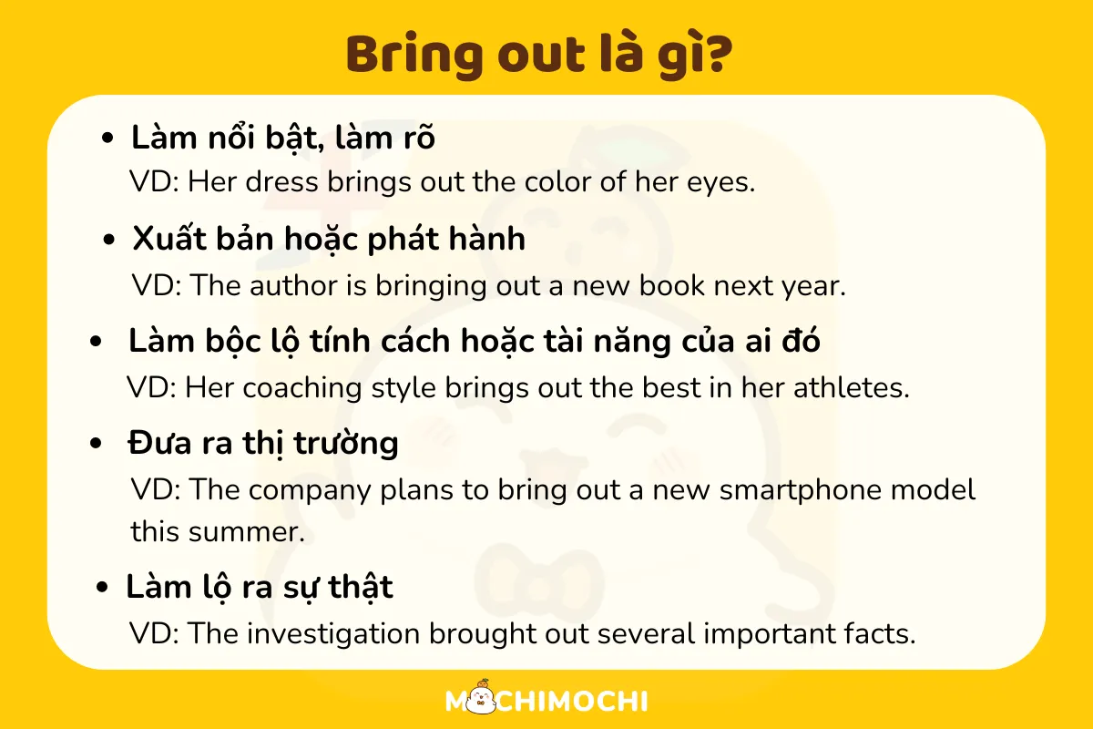 Bring Out Là Gì?