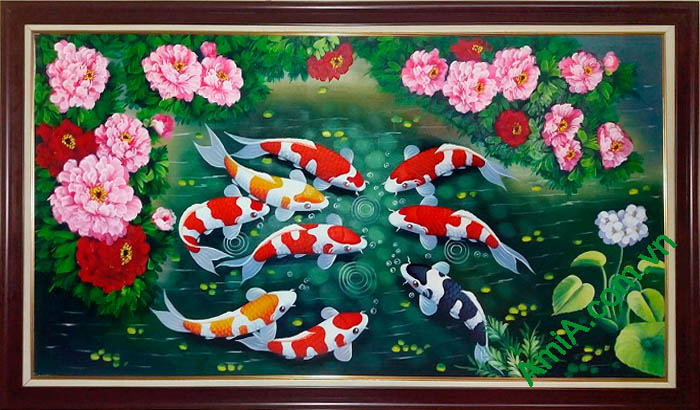 Bức tranh 9 con cá chép có ý nghĩa gì?