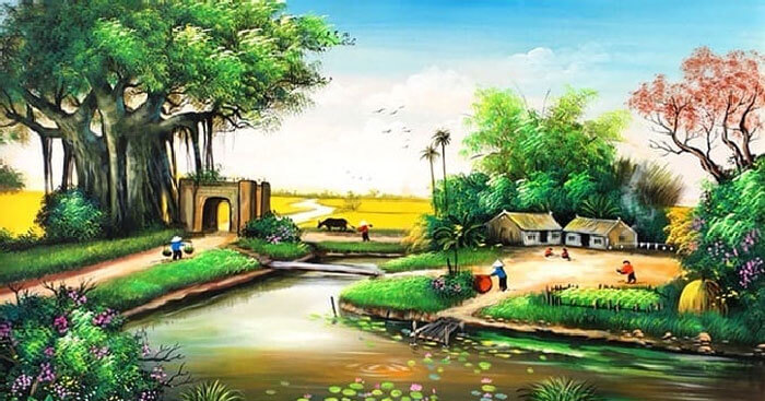 Bức tranh chiều xuân qua ngòi bút của các tác giả hiện lên như thế nào? Gallery 2
