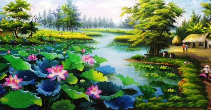 Nhận xét về bức tranh thiên nhiên trong Bảo Kính Cảnh Giới bài 38 Gallery 1