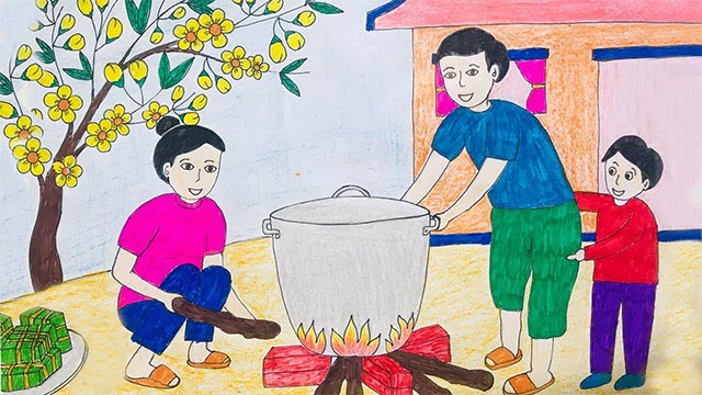 Bức Tranh Về Mùa Xuân Tươi Đẹp Gallery 2