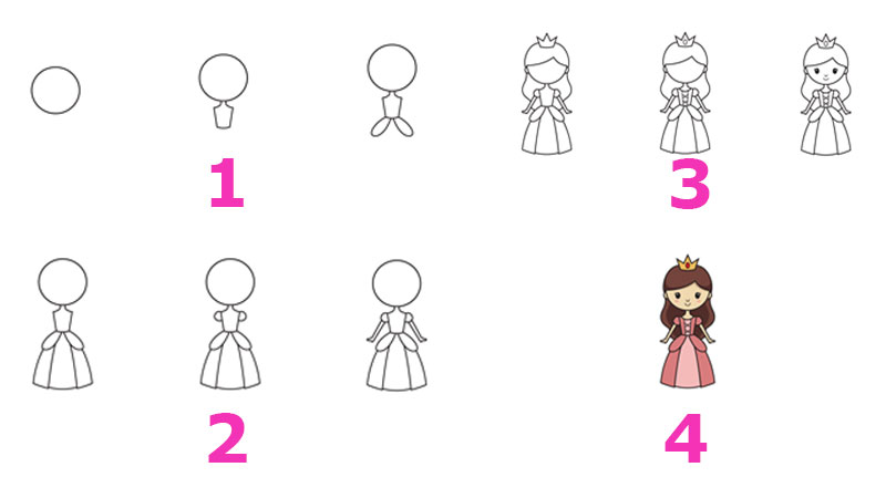 Cách Vẽ Công Chúa Đẹp Nhất Gallery 1