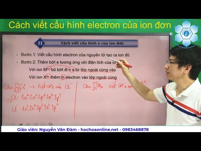 Cách Viết Cấu Hình Electron của Ion Gallery 1