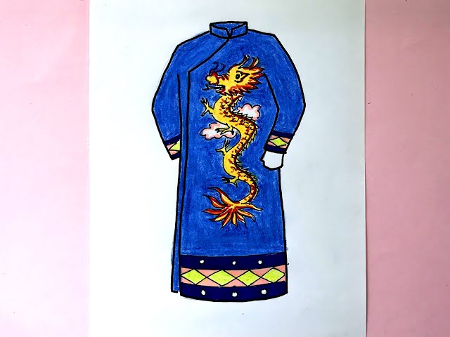 Cách Vẽ Áo Dài Nam Lớp 7 Gallery 2