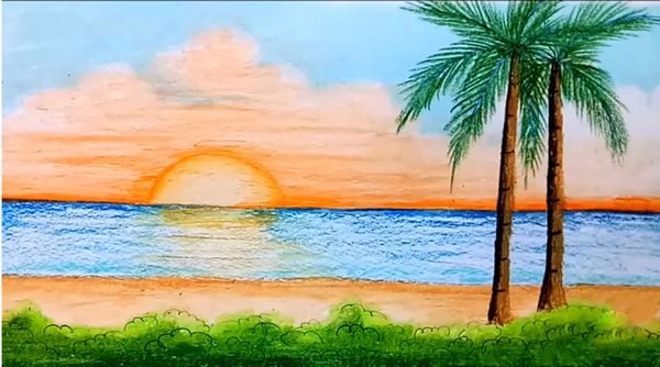 Cách Vẽ Cảnh Biển Đẹp Nhất Gallery 2