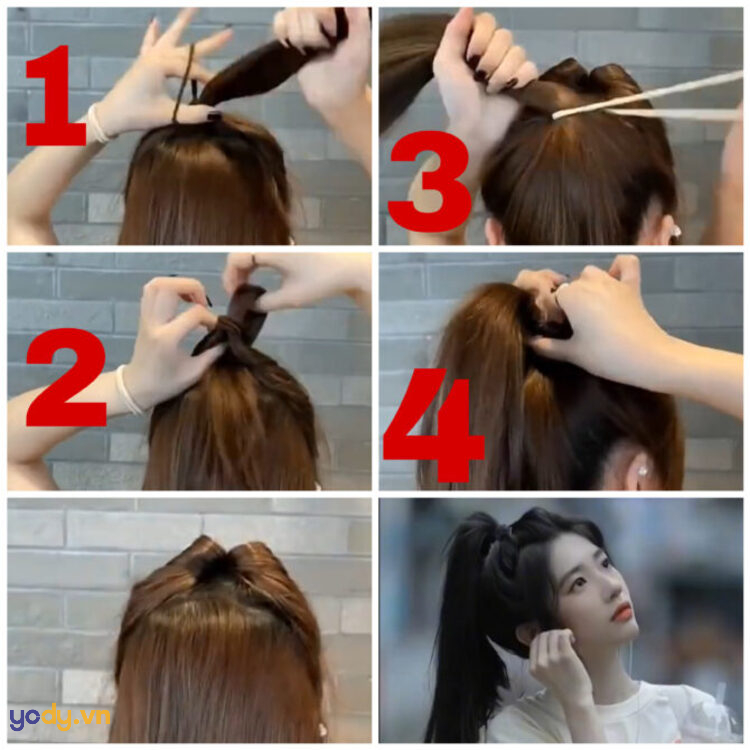 Buộc Tóc Đuôi Ngựa Đẹp