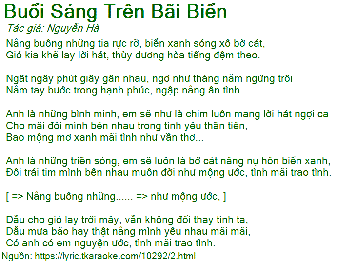 Buổi Sáng Trên Bờ Biển
