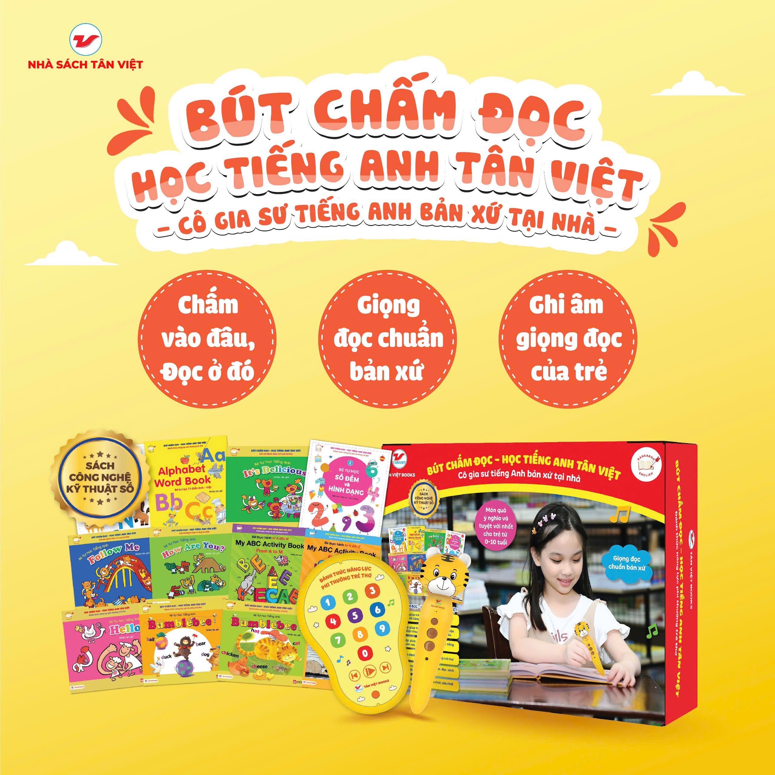 Bút Chấm Đọc Học Tiếng Anh Tân Việt: Review Chi Tiết, Ưu Nhược Điểm