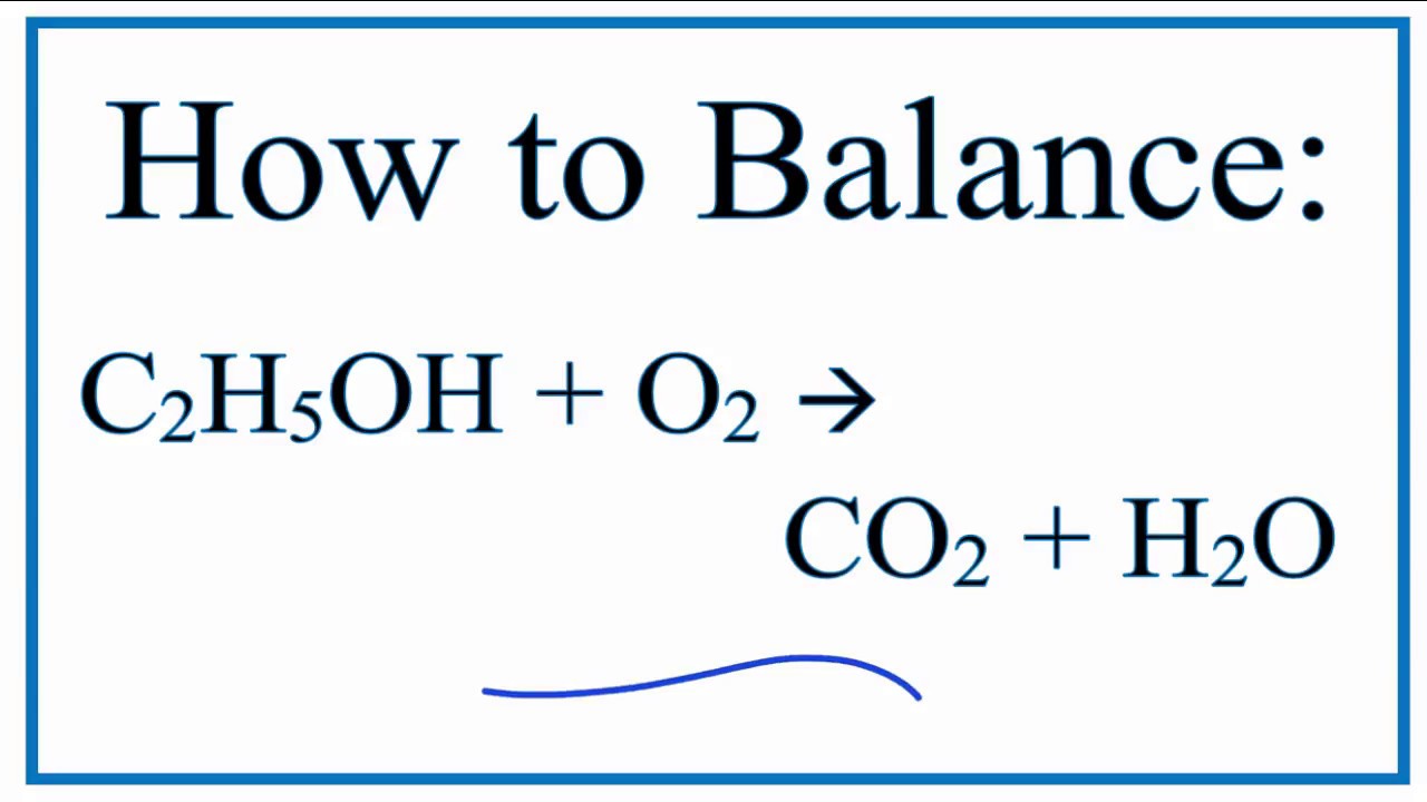 Phản ứng cháy của Ethanol (C2H5OH)