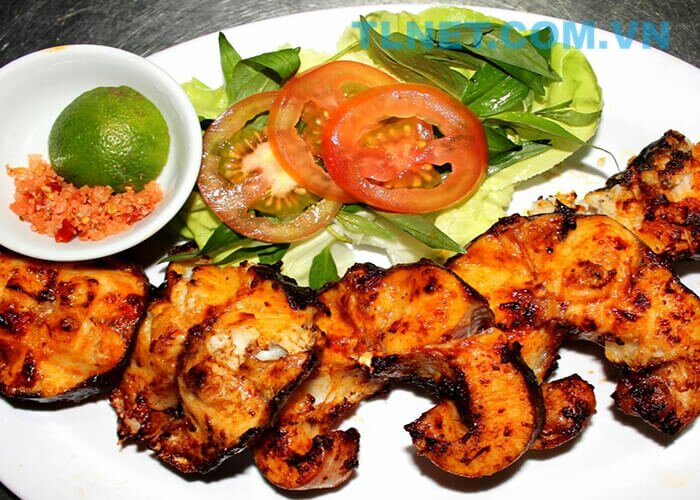 Cá Chình Nướng Nghệ