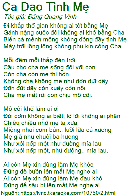 Ca Dao Tình Mẹ: Những lời ru ngọt ngào và sâu lắng