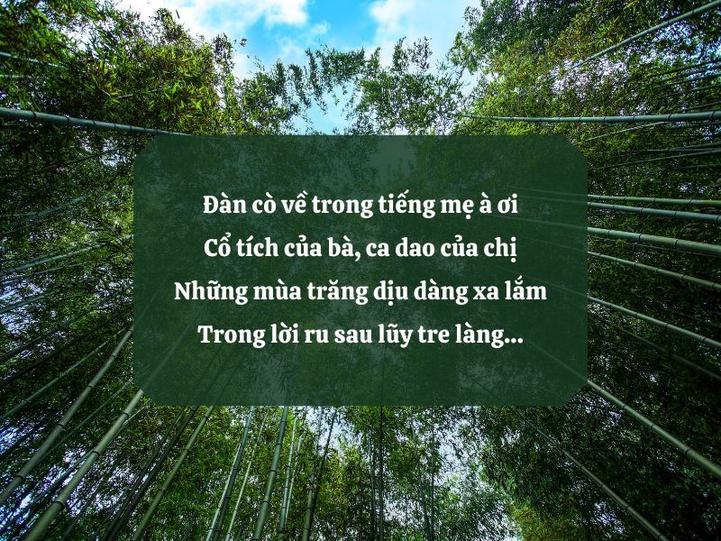 Ca Dao Về Cây Tre: Hình Ảnh Việt Nam