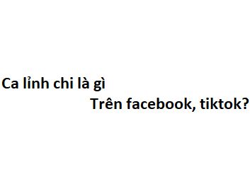 Ca Lỉnh Chi Là Gì?