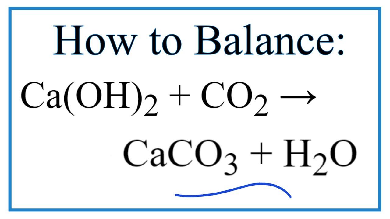 Phản ứng giữa Ca(OH)2 và CO2