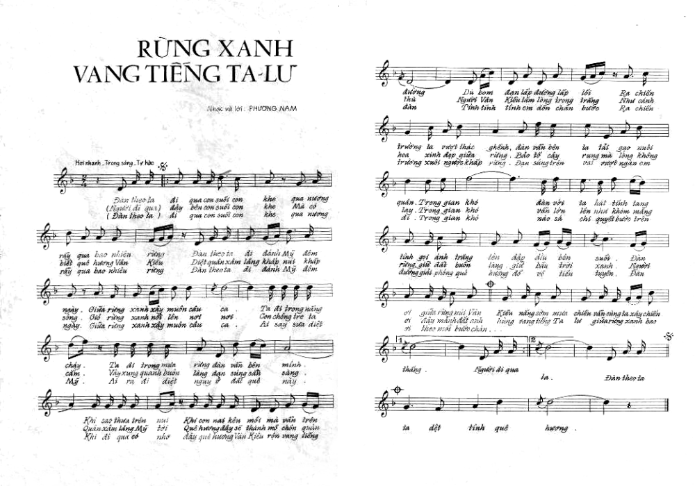 Lời Bài Hát Anh Thơ Rừng Xanh Vang Tiếng Ta Lư Gallery 2