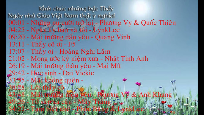 Những Bài Hát Hay Về Mái Trường Xưa Và Nay