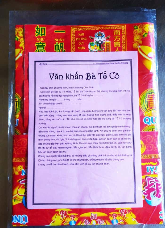 Bài Khấn Bà Cô Tổ Chuẩn Nhất Gallery 1