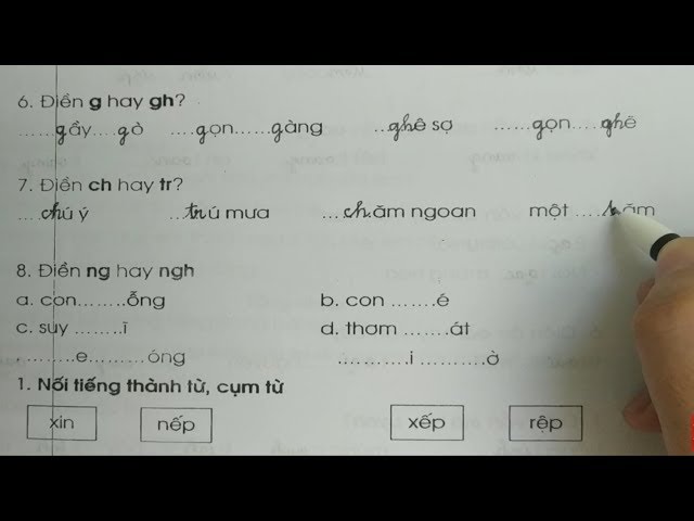 Bài tập điền s hay x lớp 1: Luyện tập phân biệt S và X Gallery 1