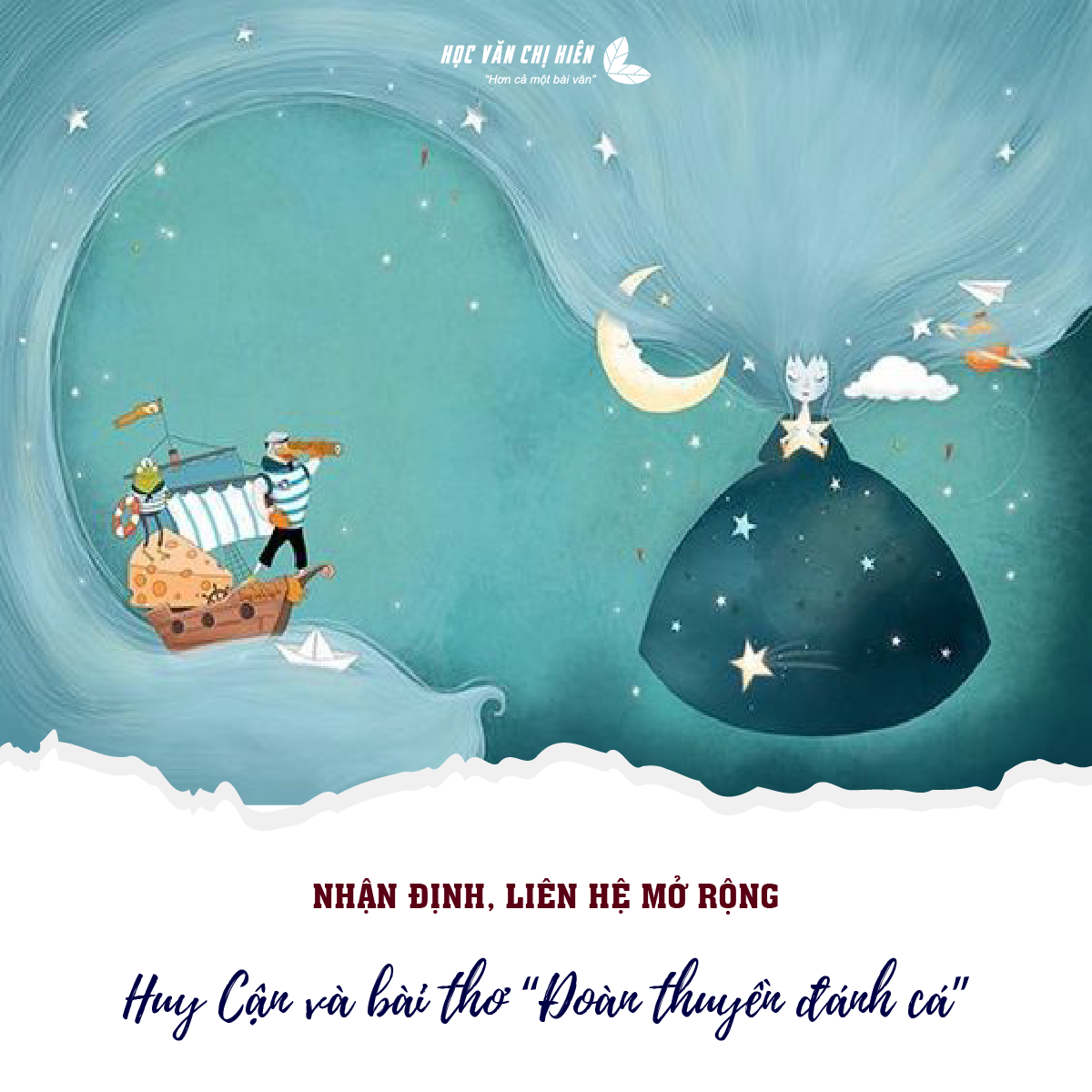 Bài thơ liên hệ với Đoàn thuyền đánh cá