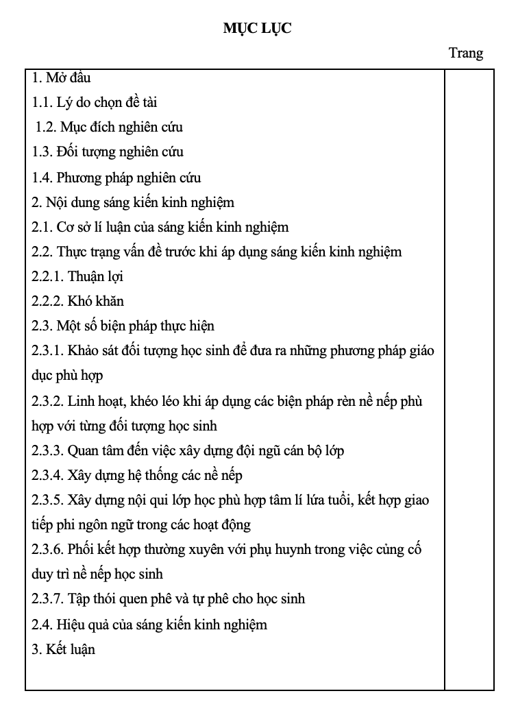 Bài Tham Luận Về Nề Nếp Học Sinh THCS Gallery 2
