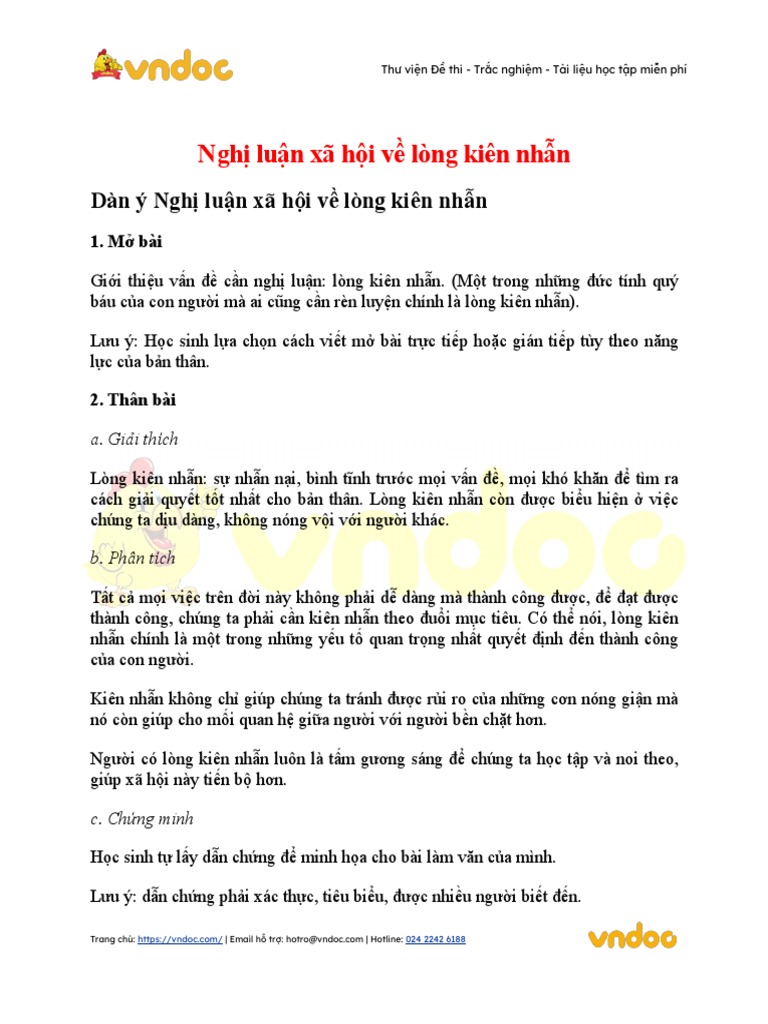 Biểu Hiện Của Lòng Kiên Nhẫn Gallery 1
