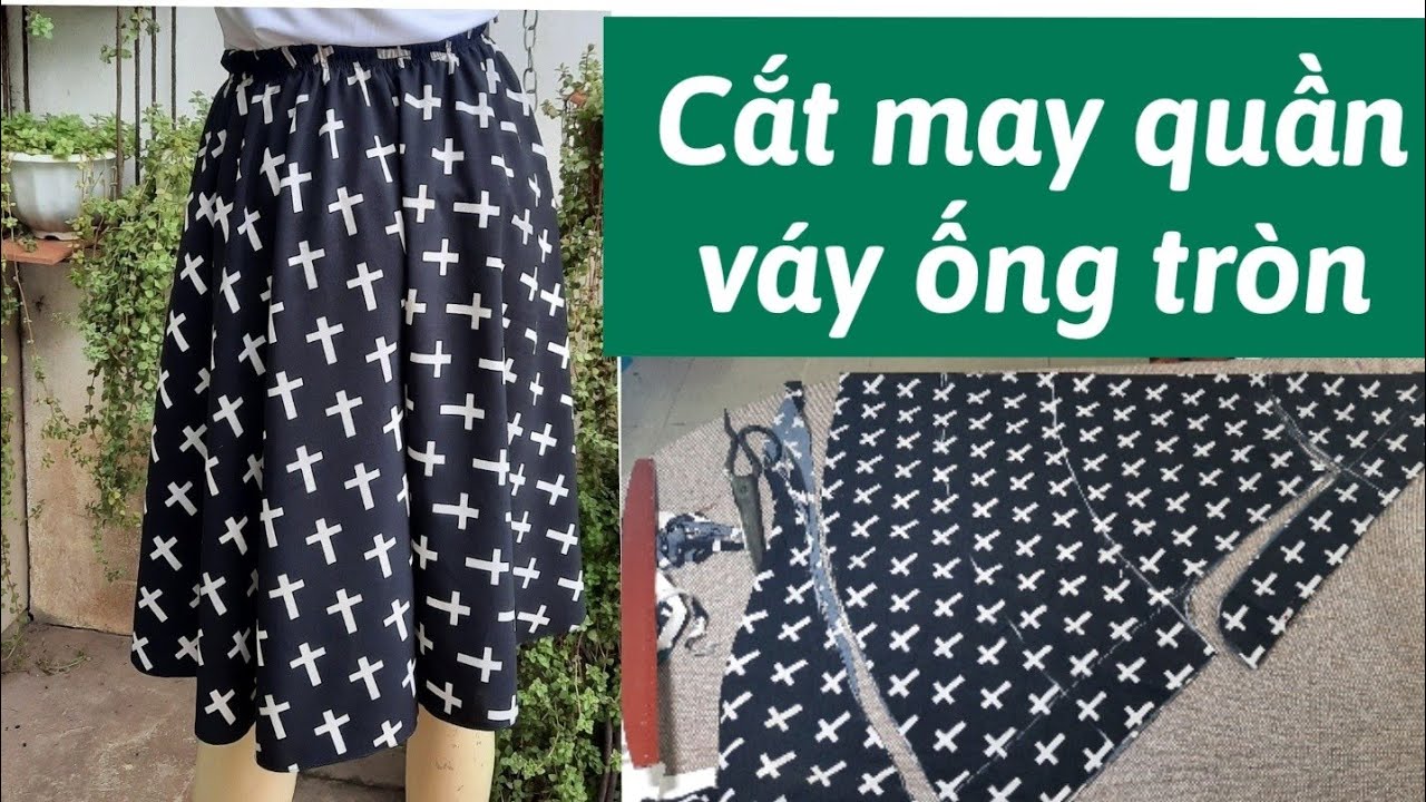 Cách Cắt Quần Váy Xòe Chuẩn Xác Gallery 2