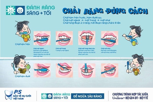 Các bước đánh răng cho trẻ mầm non Gallery 2