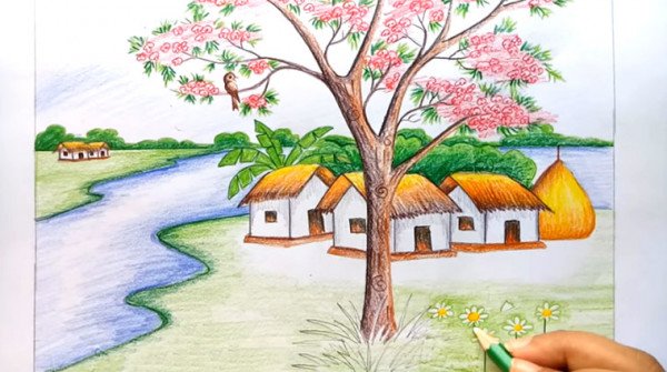 Vẽ Tranh Về Thiên Nhiên: Khám Phá Sự Đẹp Kỳ Diệu Của Mẹ Thiên Nhiên Gallery 1