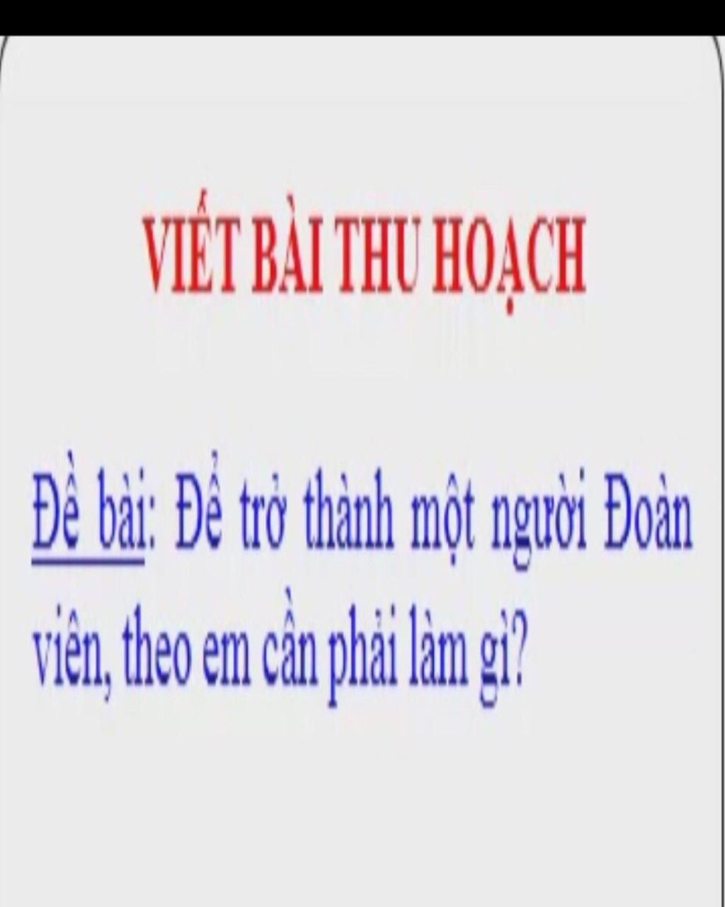 Để trở thành người đoàn viên, theo em cần phải làm gì? Gallery 2