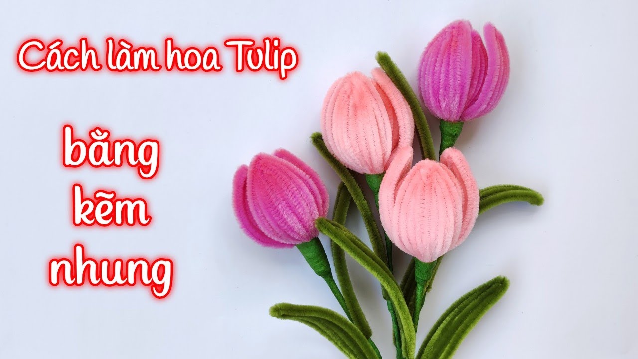Làm Hoa Bằng Kẽm Nhung Đơn Giản Gallery 2