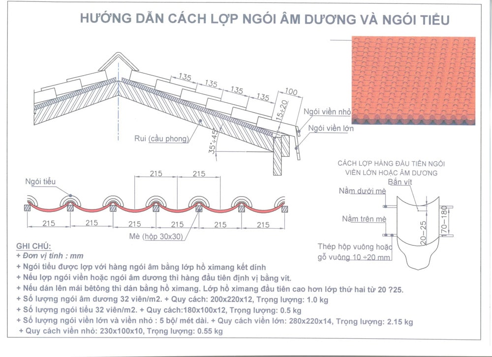 Cách Lợp Ngói Âm Dương Chuẩn Xác Gallery 2