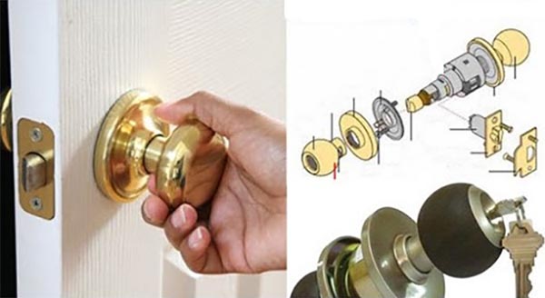 Cách Tháo Lắp Khóa Tay Nắm Tròn Gallery 2