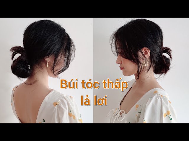 Cách Búi Tóc Thấp Gallery 1