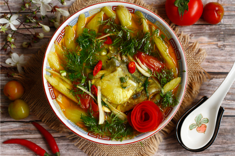 Cá nấu dọc mùng miền Bắc: Món ăn dân dã đậm đà hương vị Gallery 2