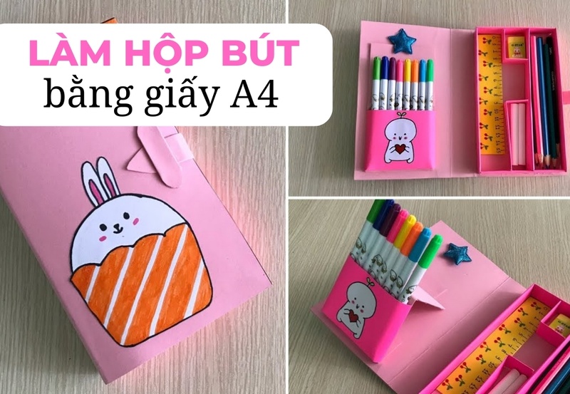 Cách làm ống đựng bút bằng giấy Gallery 2