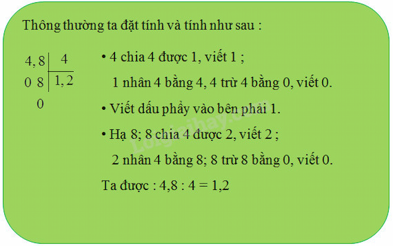 Chia số tự nhiên cho số thập phân Gallery 1