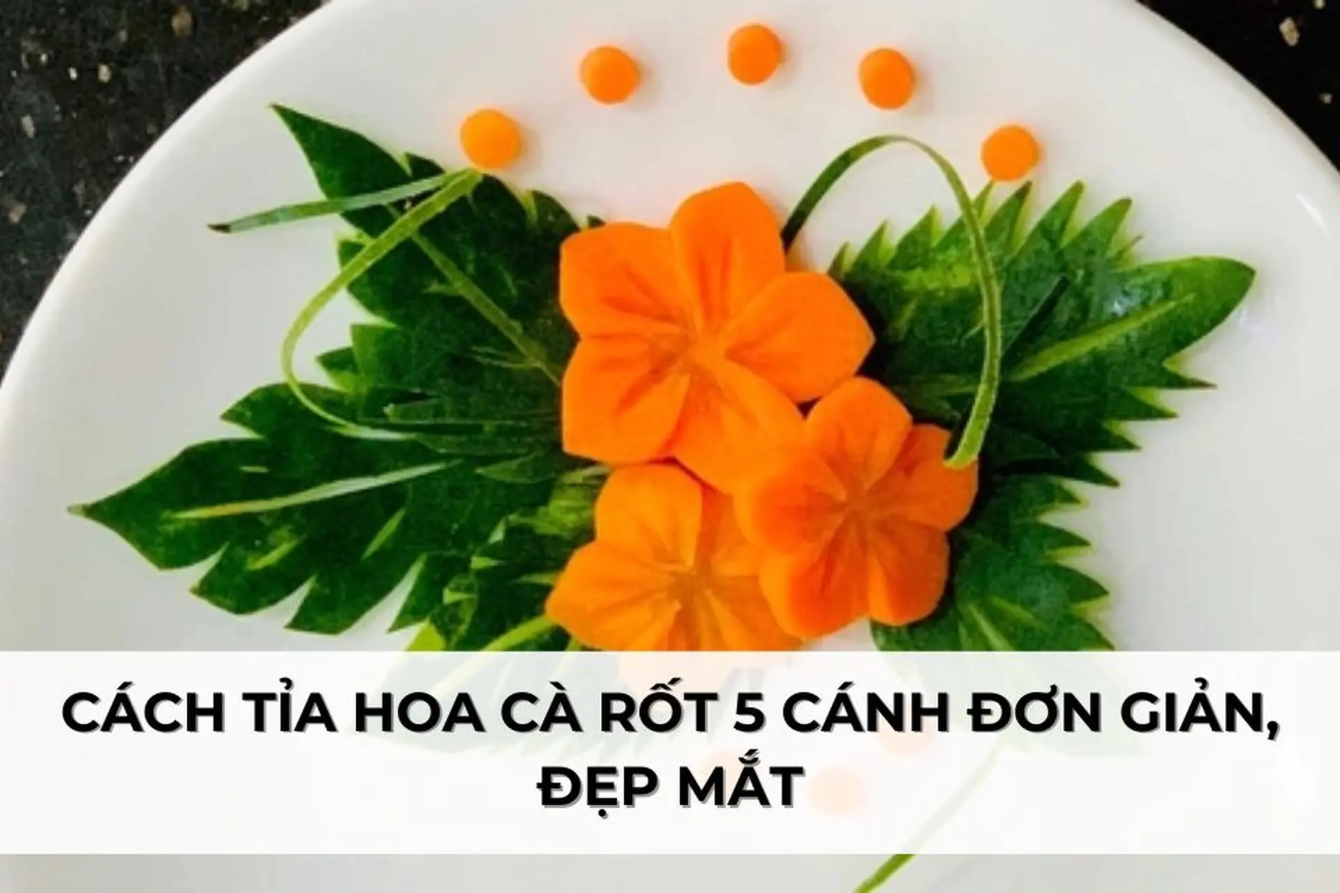 Tỉa Hoa Cà Rốt 5 Cánh Gallery 2