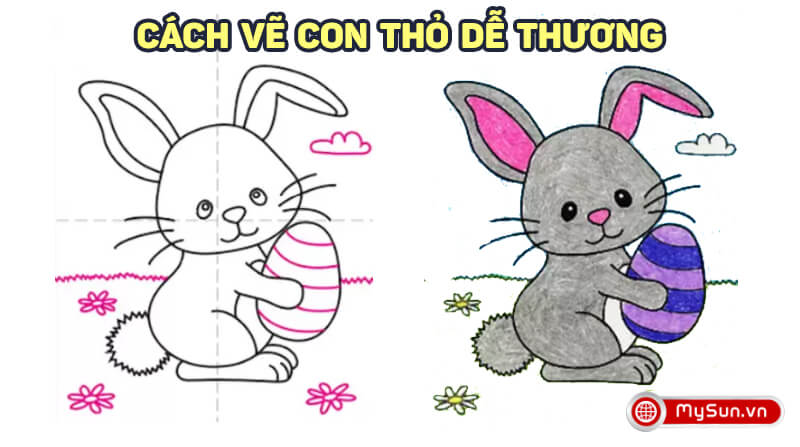 Cách Tô Màu Con Thỏ Gallery 2