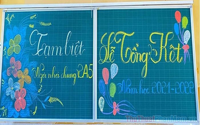 Vẽ Bảng Tổng Kết Cuối Năm: Hướng Dẫn Chi Tiết và Mẫu Bảng Xuất Sắc Gallery 1