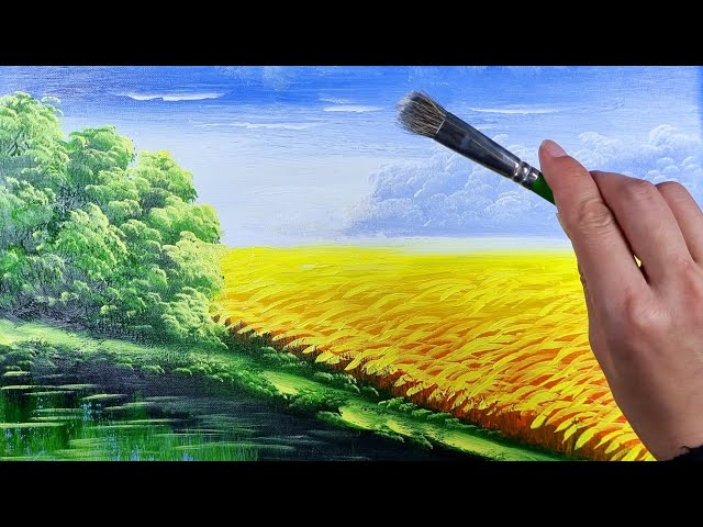 Cách Vẽ Cánh Đồng Lúa Gallery 2