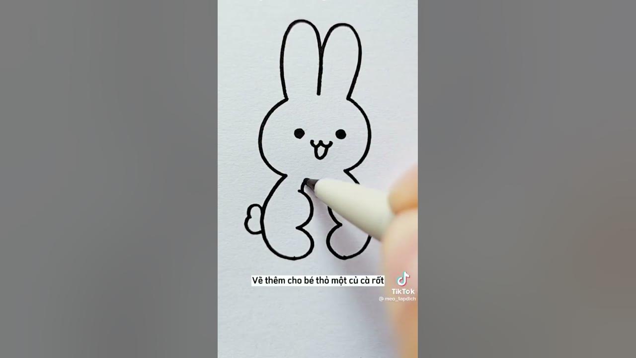 Cách Vẽ Con Thỏ Bằng Số 3 Gallery 2