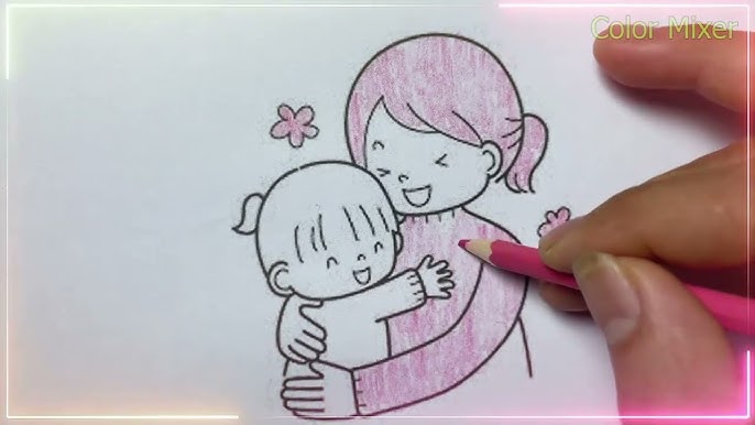 Vẽ Hai Mẹ Con: Hướng dẫn chi tiết và các ý tưởng sáng tạo Gallery 1
