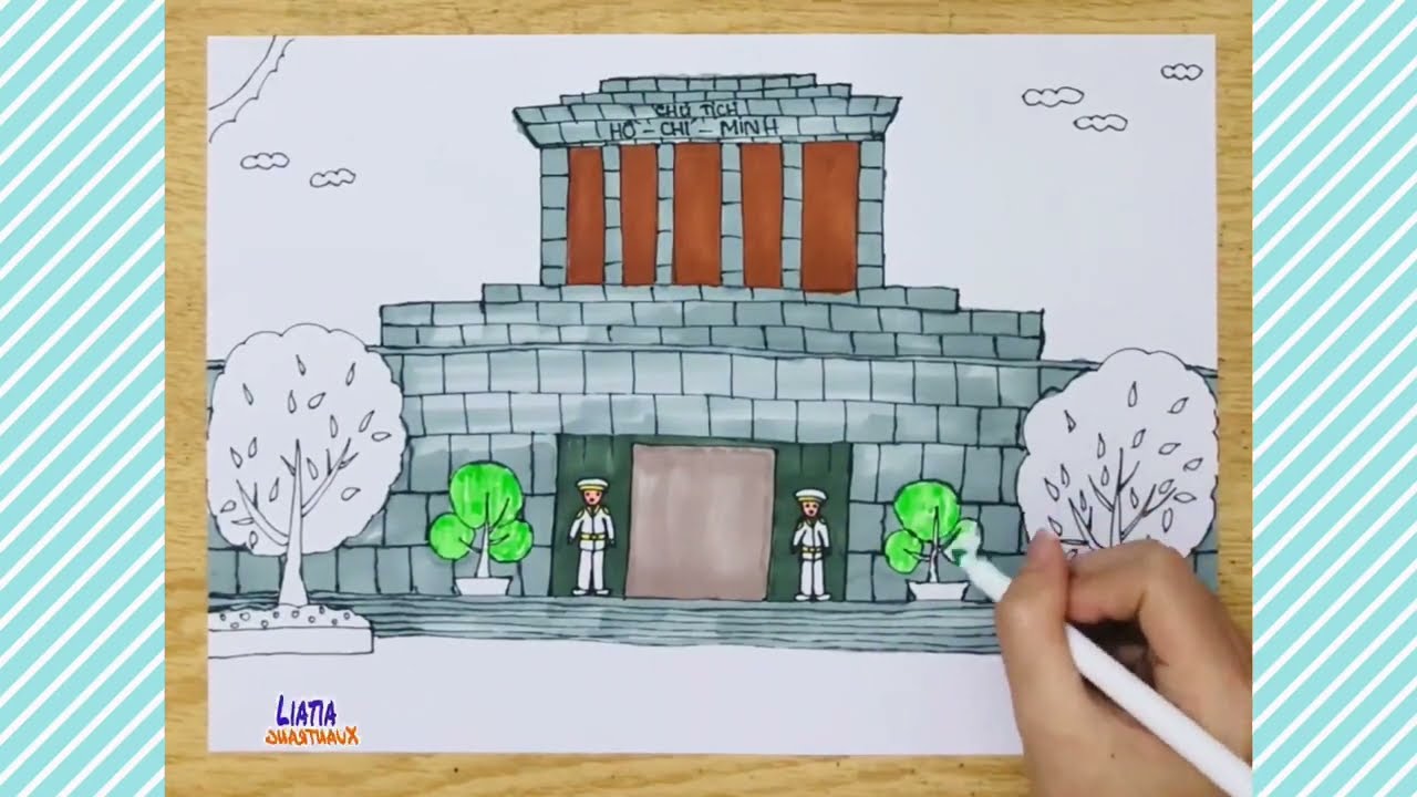 Vẽ Lăng Bác Đơn Giản Gallery 1