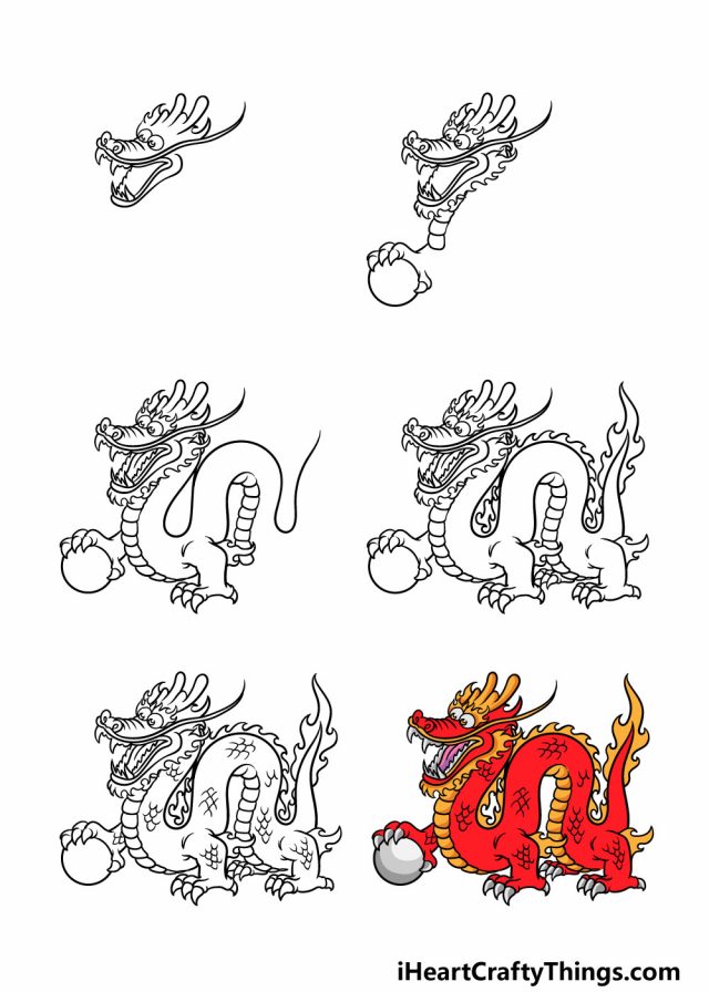 Vẽ Rồng Phương Đông: Hướng Dẫn Chi Tiết và Ý Nghĩa Gallery 1