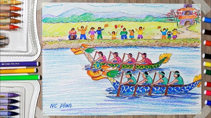 Vẽ Tranh Đua Ghe Ngo Gallery 2