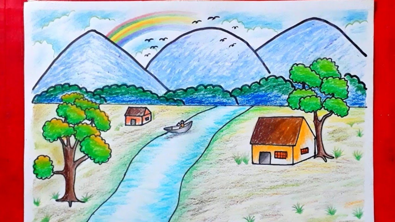 Cách Vẽ Bức Tranh Phong Cảnh Gallery 2